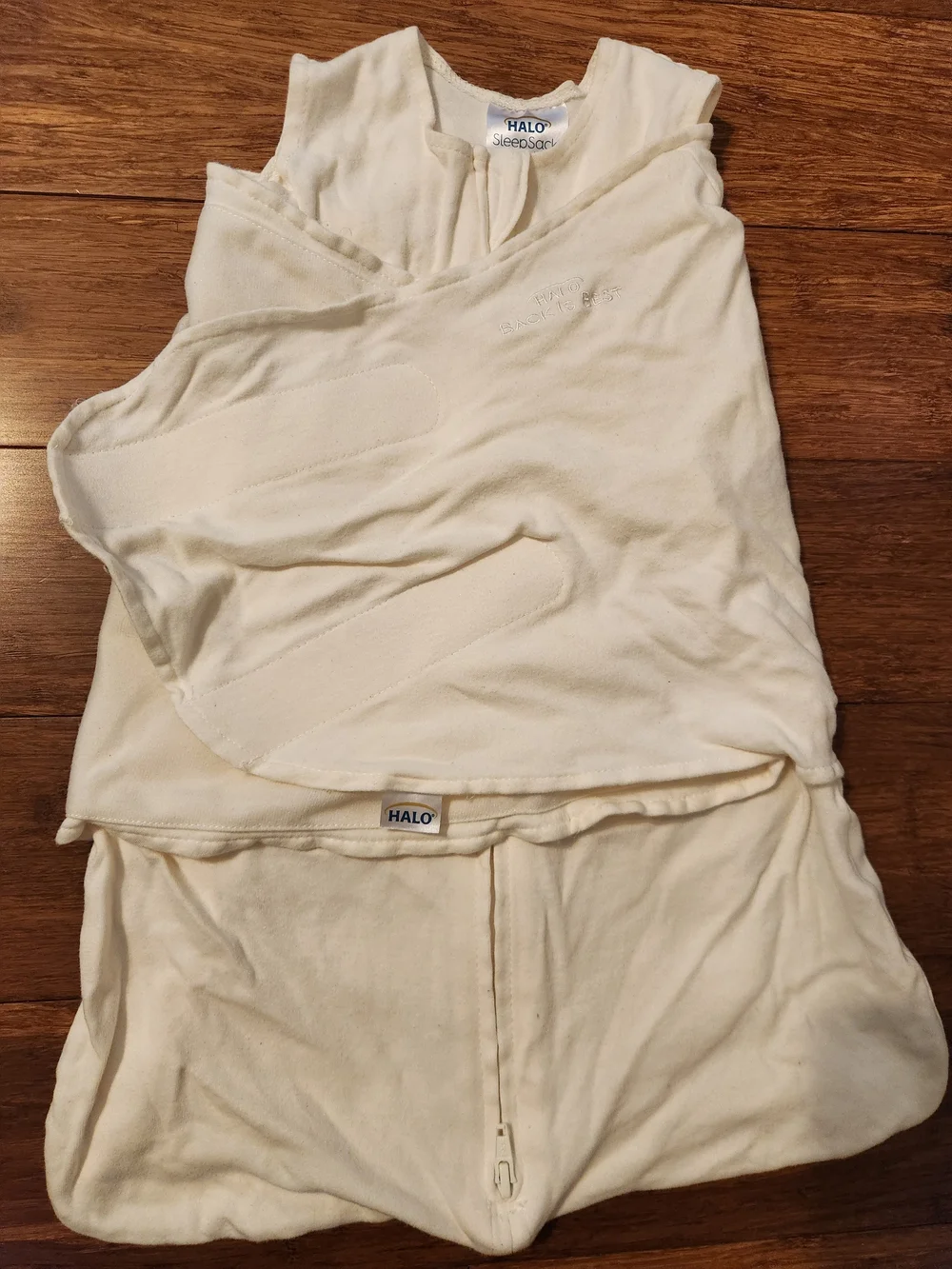 Halo Sleepsack Baby Infant Sleeveless Sleep Sack Swaddle Cream Unisex, Newborn